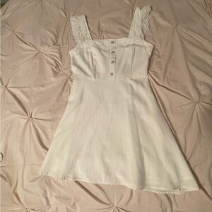 Altar’d State ivory cotton sleeveless dress